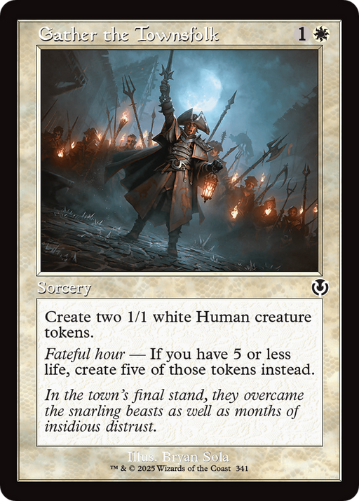 Gather the Townsfolk (INR-341) [Innistrad Remastered] MTG Single Wizards of the Coast