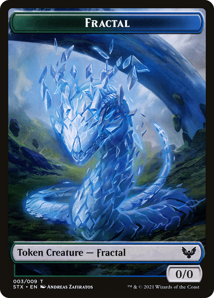 Fractal (TSTX-003) [Tokens] Strixhaven: School of Mages Tokens MTG Single Wizards of the Coast
