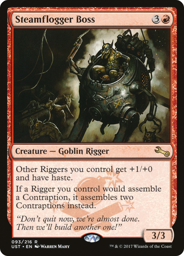 Steamflogger Boss (UST-093) [Unstable] MTG Single Wizards of the Coast