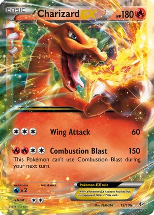 Charizard EX (12) (12/106) - [XY: Flashfire] Holofoil Pokemon Single Pokémon