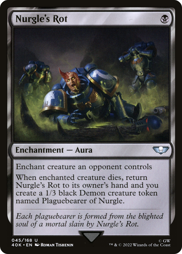 Nurgle's Rot (40K-045) [Warhammer 40,000 Commander] MTG Single Wizards of the Coast