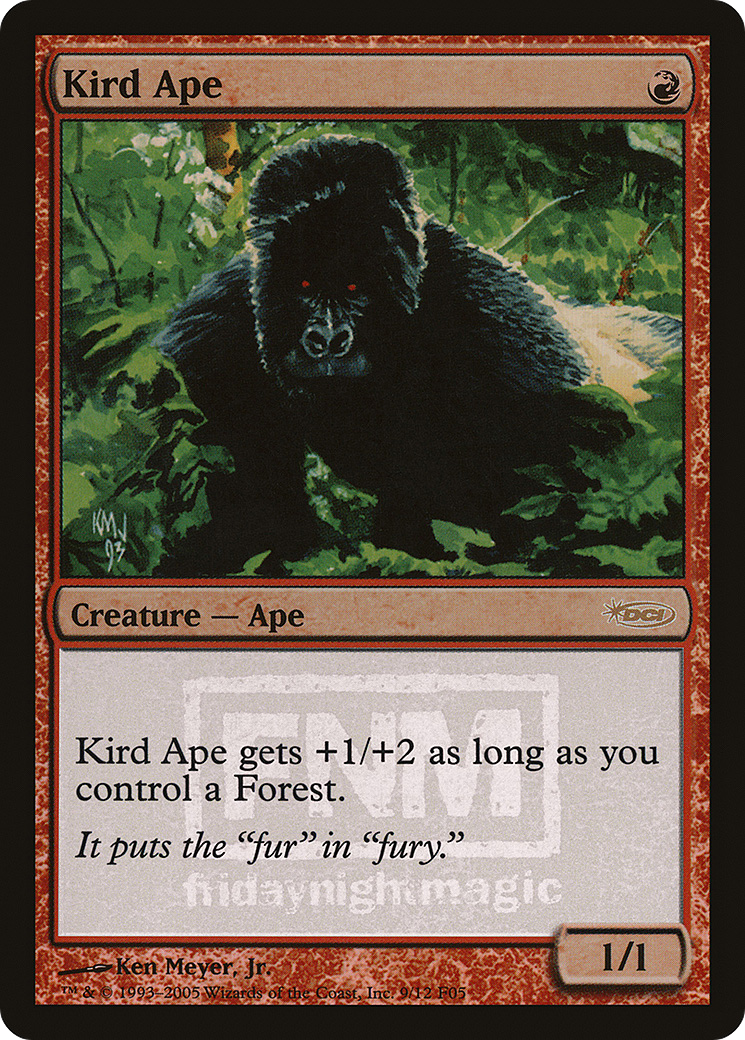 Kird Ape (FNM-) [Misc] Friday Night Magic 2005 Foil MTG Single Wizards of the Coast