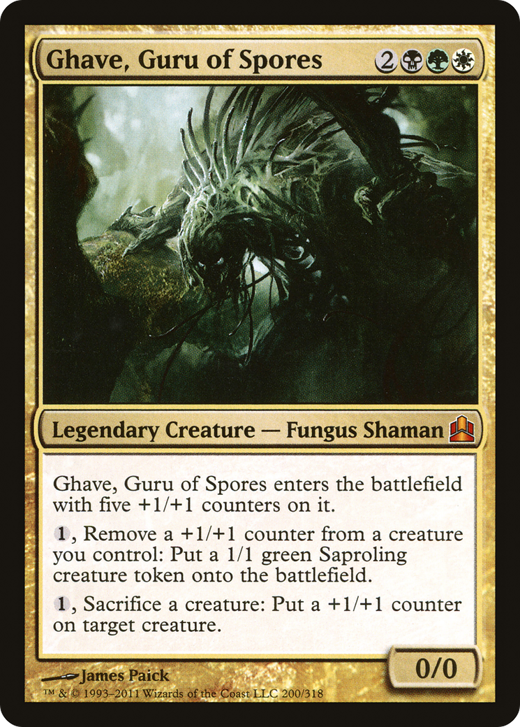 Ghave, Guru of Spores (CMD-200) [Commander 2011] MTG Single Wizards of the Coast