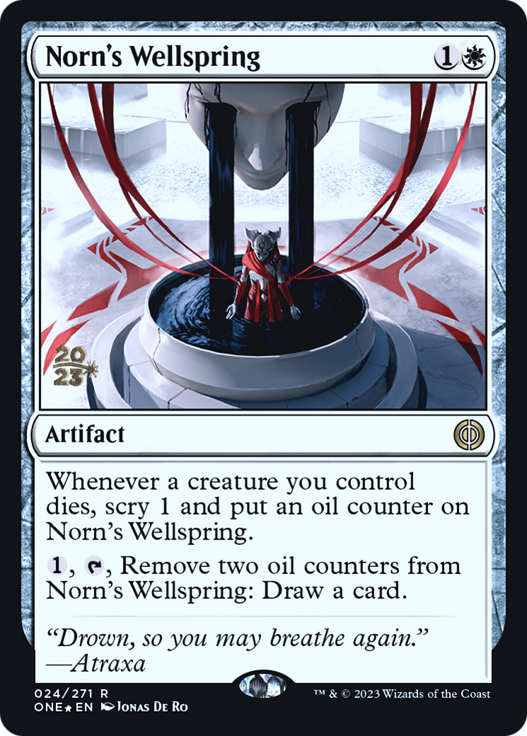 Norn's Wellspring (PRE-24S) [Phyrexia: All Will Be One Promos] Foil MTG Single Wizards of the Coast
