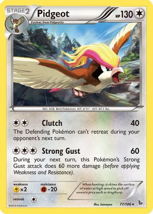 Pidgeot (77/106) [XY: Flashfire] Pokemon Single Pokémon