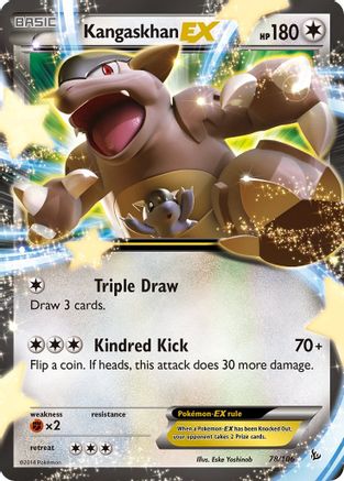 Kangaskhan EX (78/106) Holofoil [XY: Flashfire] Pokemon Single Pokémon
