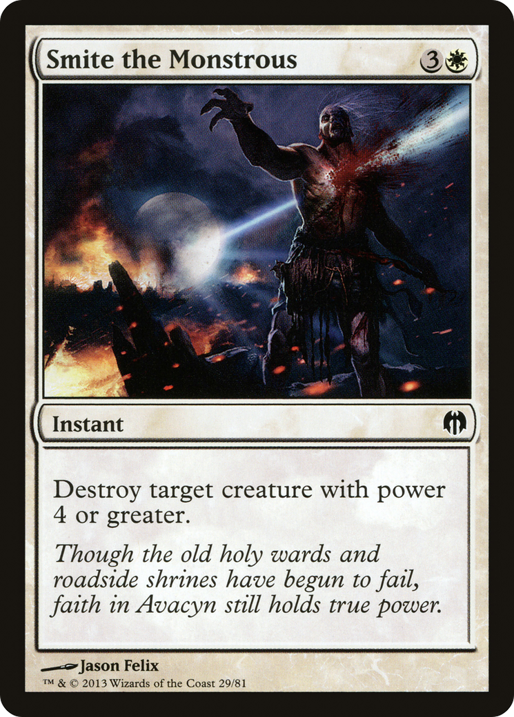 Smite the Monstrous (DDL-029) [Misc] Duel Decks: Heroes vs. Monsters MTG Single Wizards of the Coast