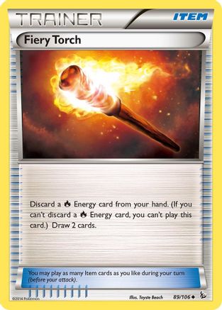 Fiery Torch (89/106) [XY: Flashfire] Pokemon Single Pokémon