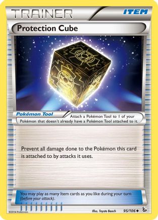 Protection Cube (95/106) Reverse Holofoil [XY: Flashfire] Pokemon Single Pokémon