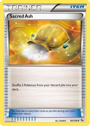 Sacred Ash (96/106) Reverse Holofoil [XY: Flashfire] Pokemon Single Pokémon