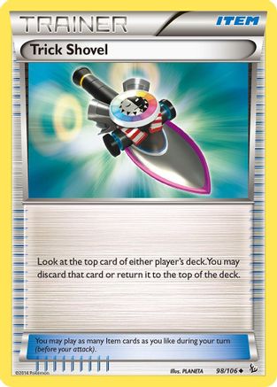Trick Shovel (98/106) Reverse Holofoil [XY: Flashfire] Pokemon Single Pokémon