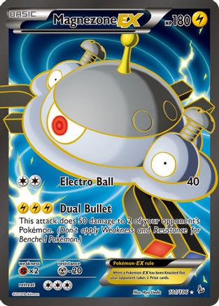 Magnezone EX (101 Full Art) 101/106 Holofoil [XY: Flashfire] Pokemon Single Pokémon