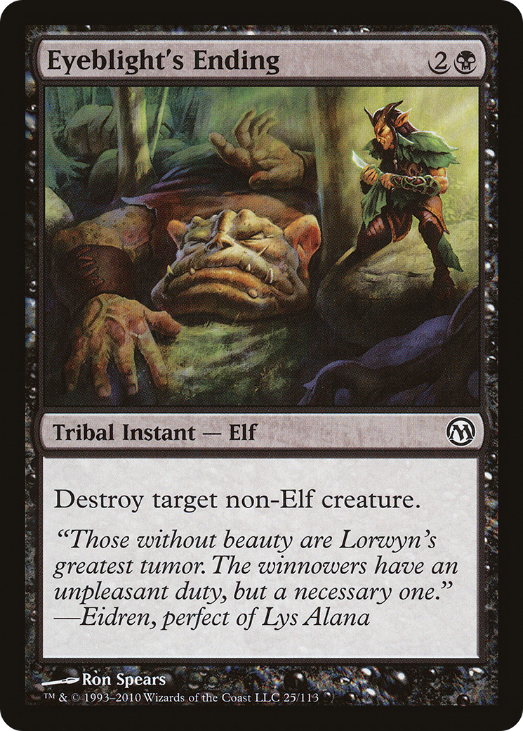Eyeblight's Ending (DPA-025) [Misc] Duels of the Planeswalkers MTG Single Wizards of the Coast