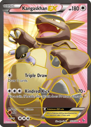 Kangaskhan EX (103 Full Art) (103/106) Holofoil [XY: Flashfire] Pokemon Single Pokémon