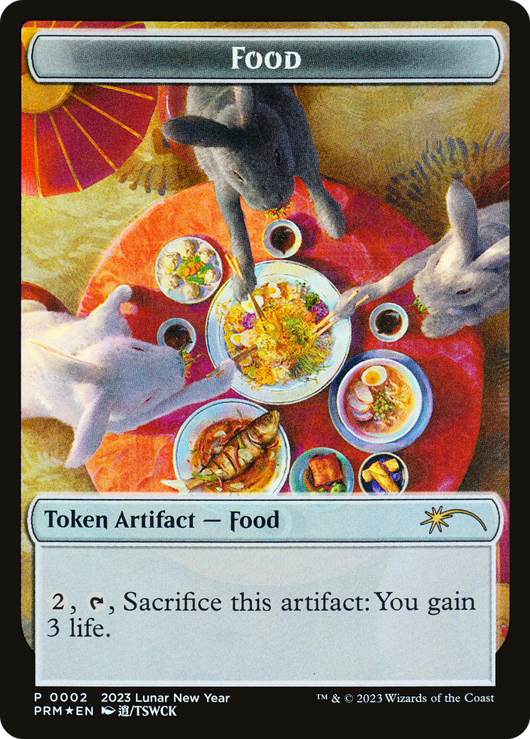 Food Token [Misc] Year of the Rabbit 2023 MTG Single Magic: The Gathering