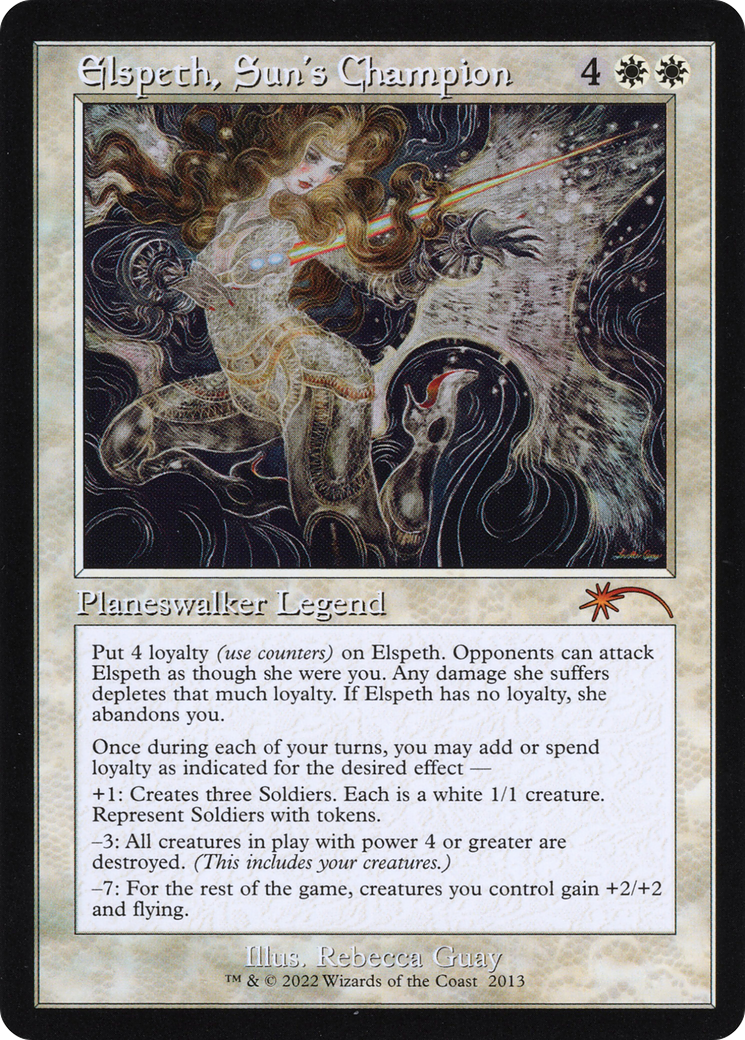 Elspeth, Sun's Champion (SLC-2013) [Secret Lair] Countdown Kit MTG Single Wizards of the Coast