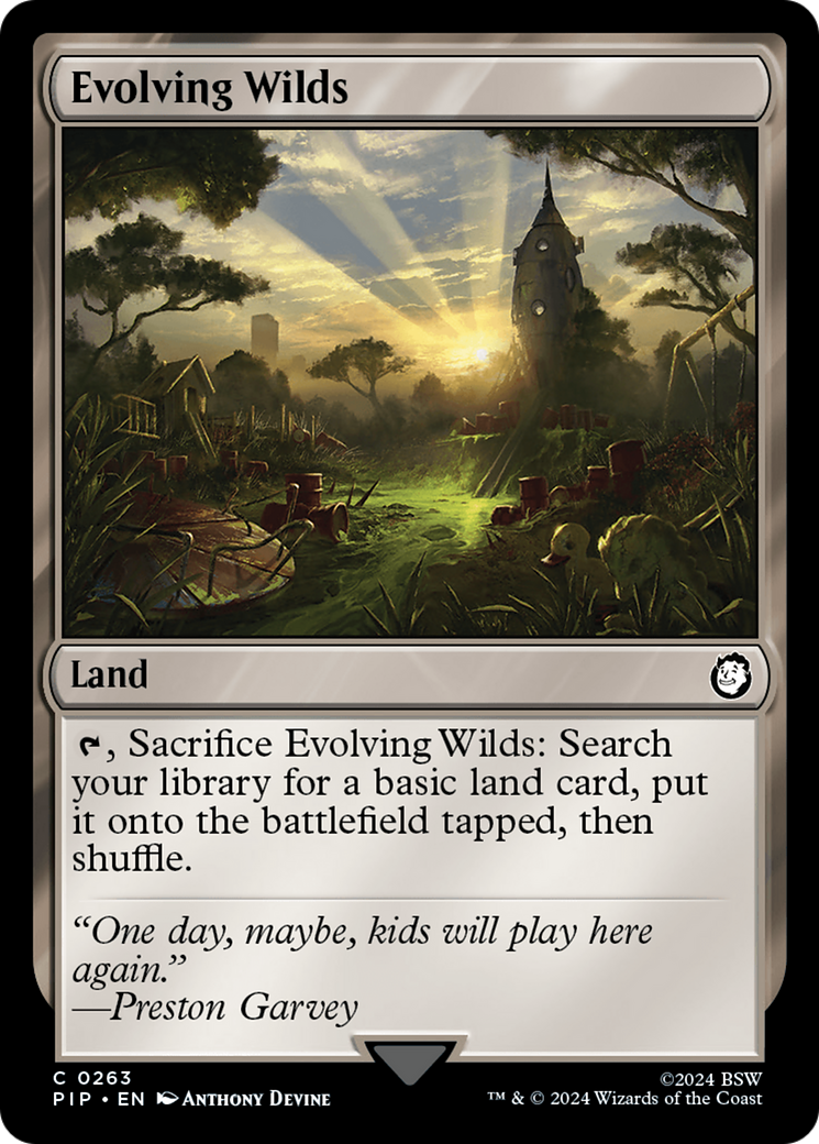 Evolving Wilds (PIP-263) [Fallout] MTG Single Wizards of the Coast