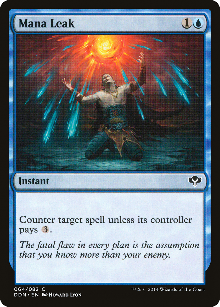 Mana Leak (DDN-064) [Misc] Duel Decks: Speed vs. Cunning MTG Single Wizards of the Coast