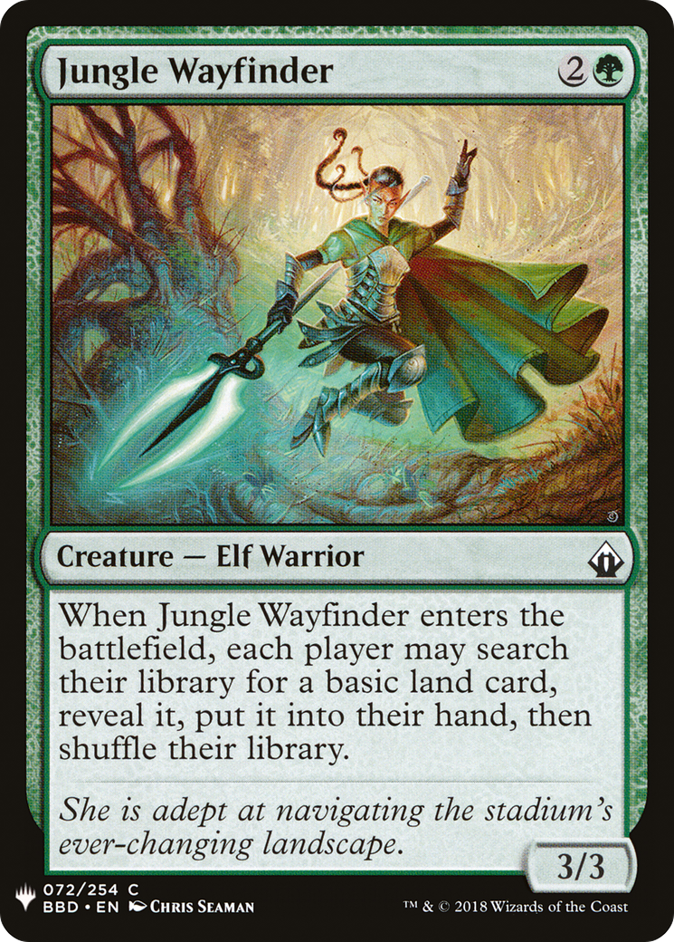 Jungle Wayfinder (LIST-BBD-72) [Mystery Booster] The List MTG Single Wizards of the Coast