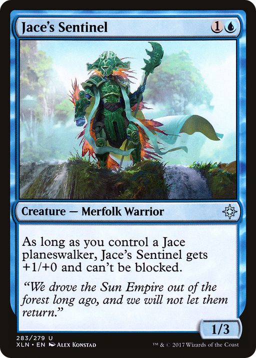 Jace's Sentinel (XLN-283) [Ixalan] Foil MTG Single Wizards of the Coast