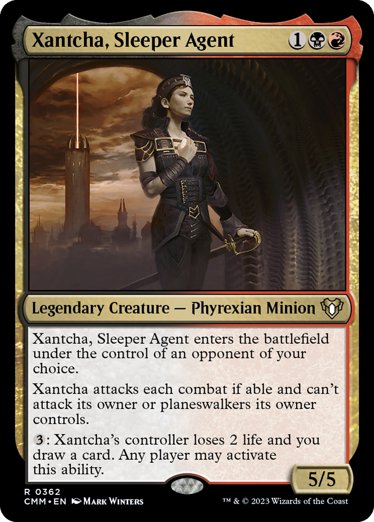 Xantcha, Sleeper Agent (CMM-362) [Commander Masters] MTG Single Wizards of the Coast