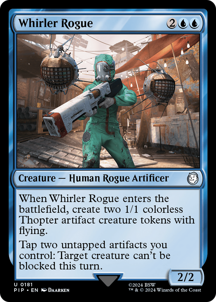 Whirler Rogue (PIP-181) [Fallout] Foil MTG Single Wizards of the Coast
