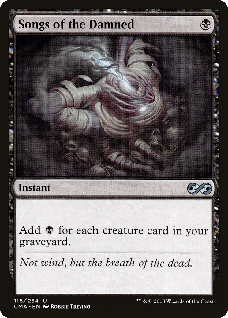 Songs of the Damned (UMA-115) [Ultimate Masters] MTG Single Wizards of the Coast