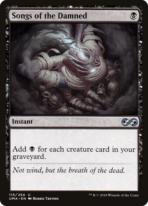Songs of the Damned (UMA-115) [Ultimate Masters] MTG Single Wizards of the Coast