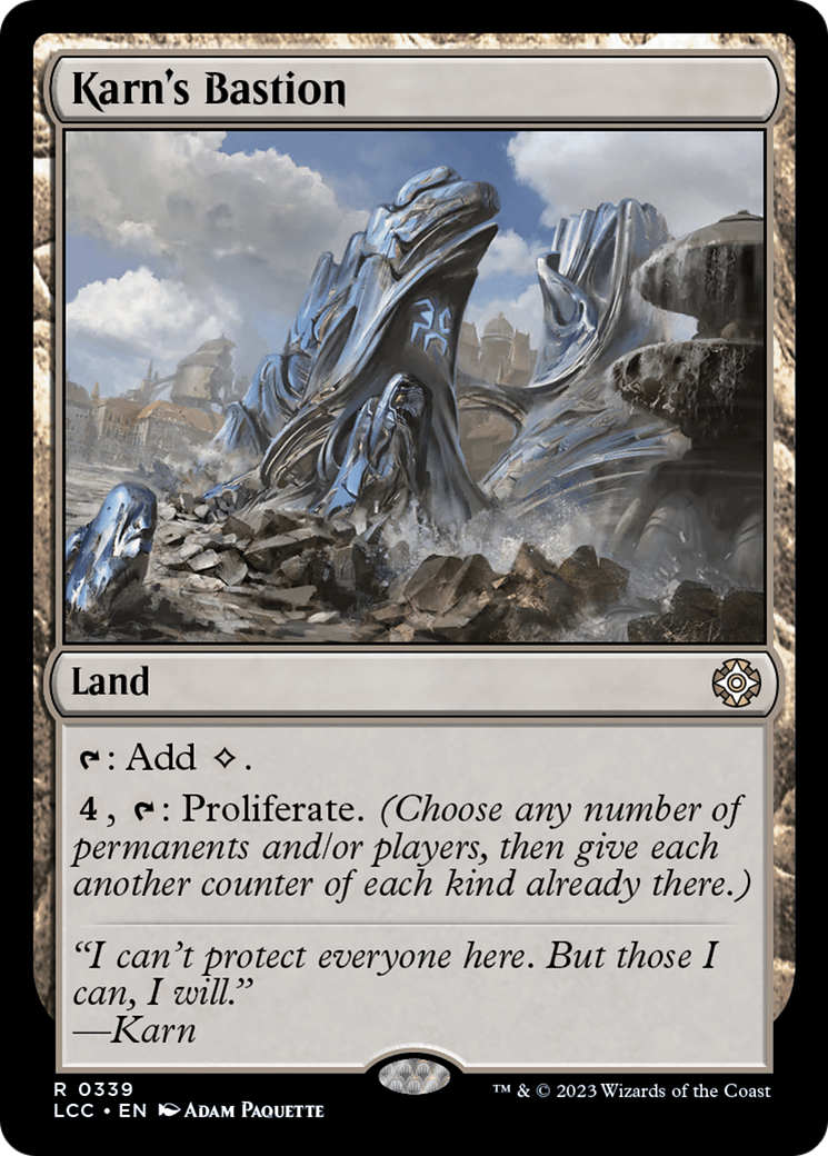 Karn's Bastion (LCC-339) [The Lost Caverns of Ixalan Commander] MTG Single Wizards of the Coast