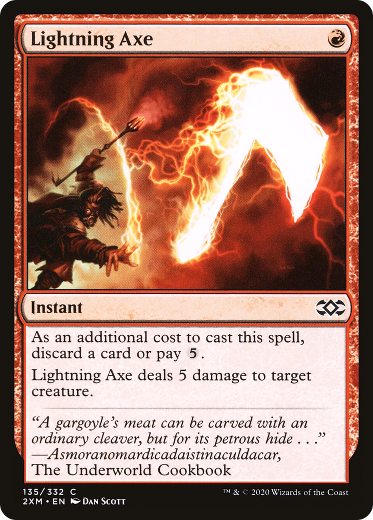 Lightning Axe (2XM-135) [Double Masters] MTG Single Wizards of the Coast