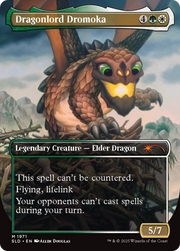 Dragonlord Dromoka (SLD-1971) [Secret Lair] Drop (Borderless) MTG Single Wizards of the Coast