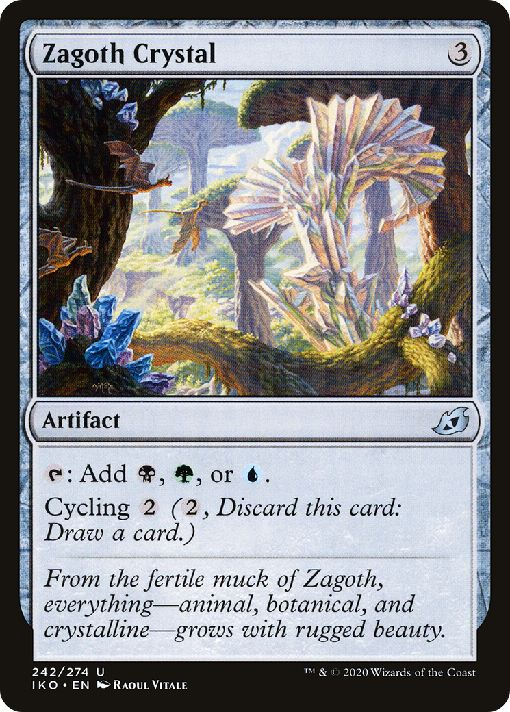 Zagoth Crystal (IKO-242) [Ikoria: Lair of Behemoths] MTG Single Wizards of the Coast