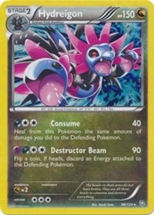 Hydreigon 98/124 (Cracked Ice Holo) () Holofoil [Misc: Deck Exclusives] Pokemon Single Pokémon