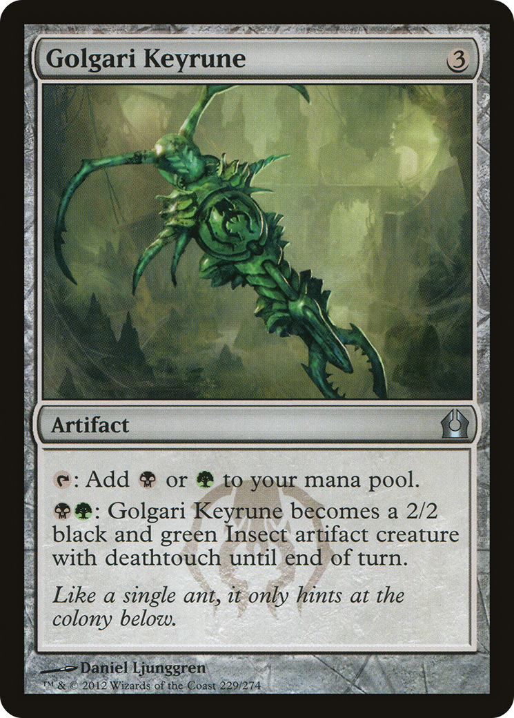 Golgari Keyrune (RTR-229) [Return to Ravnica] Foil MTG Single Wizards of the Coast
