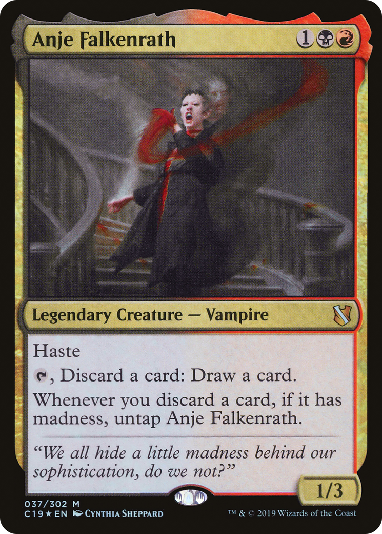 Anje Falkenrath (C19-037) [Commander 2019] Foil MTG Single Wizards of the Coast
