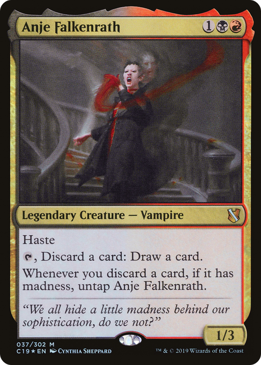 Anje Falkenrath (C19-037) [Commander 2019] Foil MTG Single Wizards of the Coast