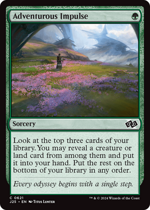 Adventurous Impulse (J25-621) [Foundations Jumpstart] MTG Single Wizards of the Coast