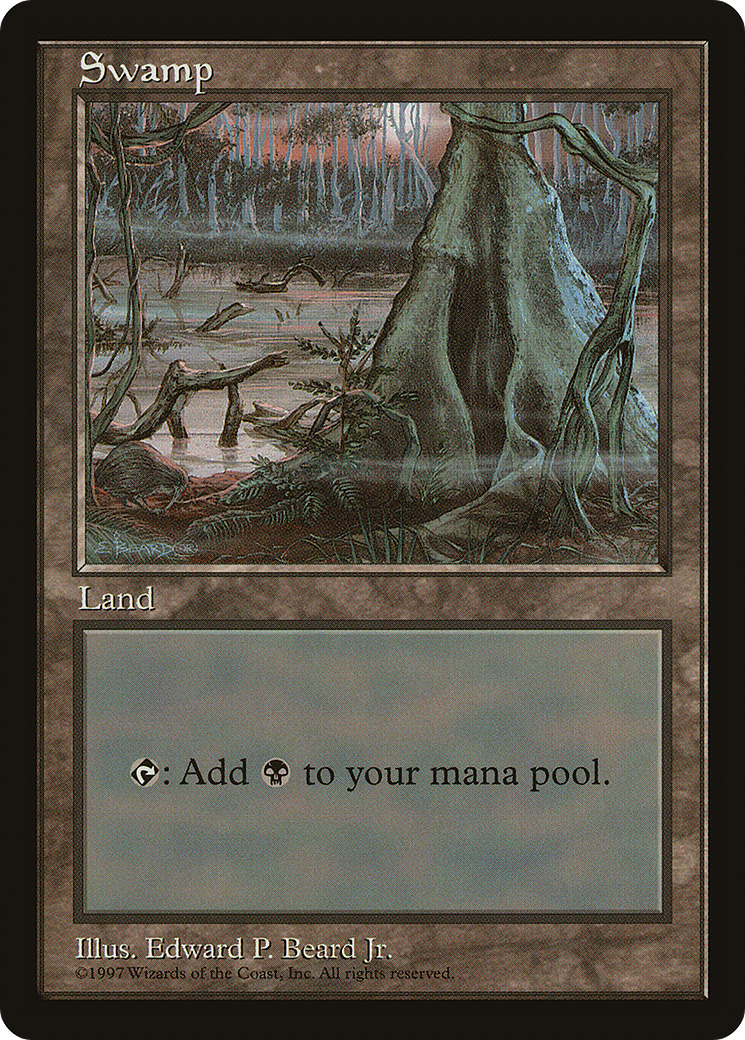 Swamp - Red Pack (Beard, Jr.) (APAC-) [Misc] Asia Pacific Land Program MTG Single Wizards of the Coast