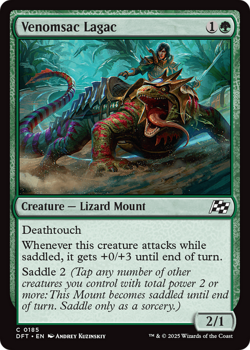 Venomsac Lagac (DFT-185) [Aetherdrift] Foil MTG Single Wizards of the Coast