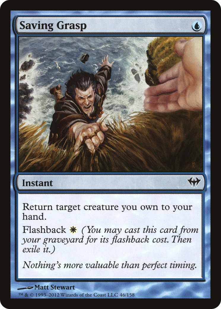 Saving Grasp (DKA-046) [Dark Ascension] Foil MTG Single Wizards of the Coast