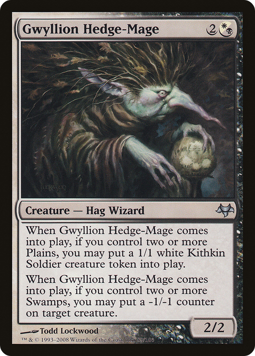 Gwyllion Hedge-Mage (EVE-089) [Eventide] MTG Single Wizards of the Coast