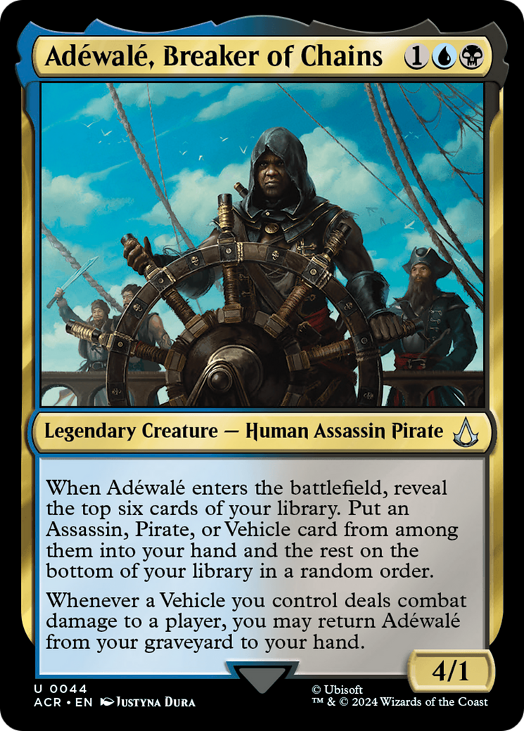Adewale, Breaker of Chains (ACR-044) [Assassin's Creed] MTG Single Wizards of the Coast