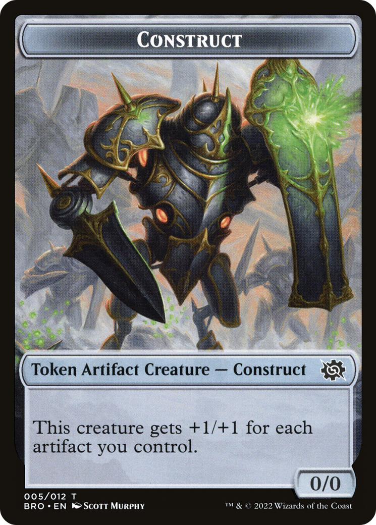 Construct (TBRO-005) [Tokens] The Brothers' War Tokens MTG Single Wizards of the Coast