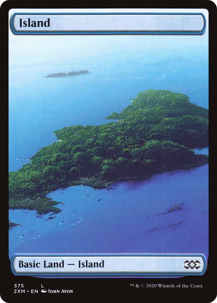 Island (2XM-375) [Double Masters] Foil MTG Single Wizards of the Coast
