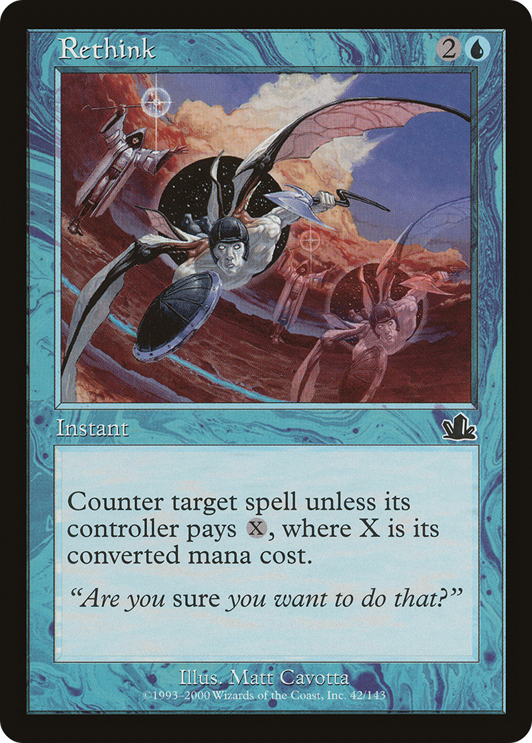 Rethink (PCY-042) [Prophecy] MTG Single Wizards of the Coast