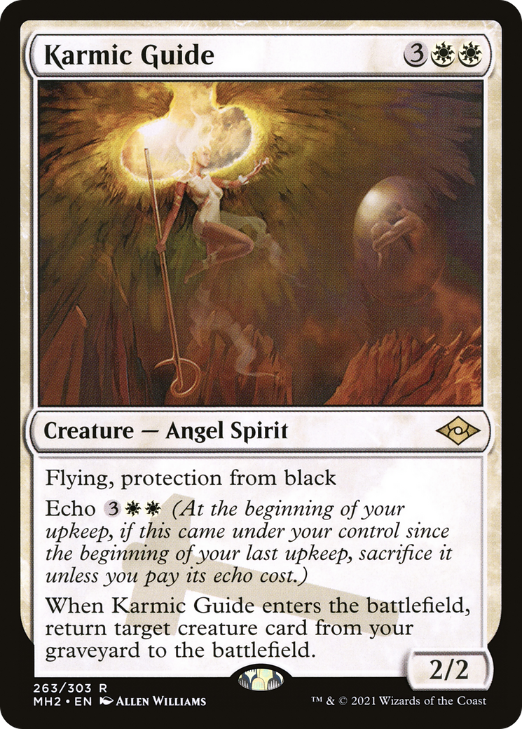 Karmic Guide (Foil Etched) [Modern Horizons 2] MTG Single Magic: The Gathering