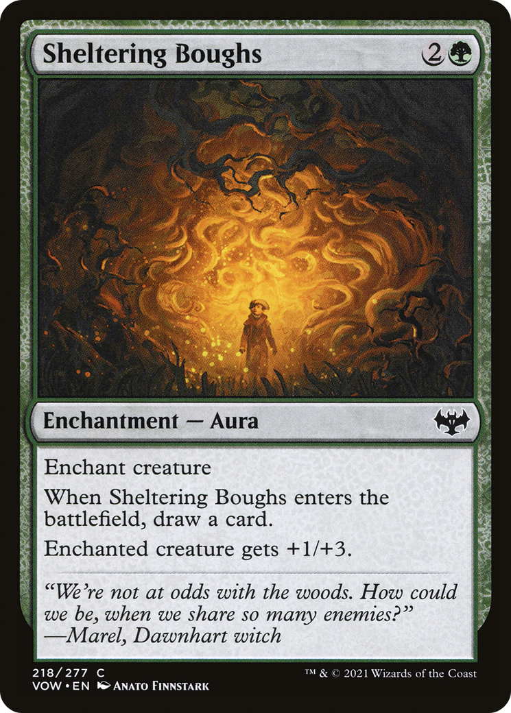 Sheltering Boughs (VOW-218) [Innistrad: Crimson Vow] MTG Single Wizards of the Coast