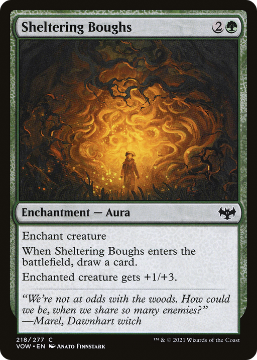 Sheltering Boughs (VOW-218) [Innistrad: Crimson Vow] MTG Single Wizards of the Coast