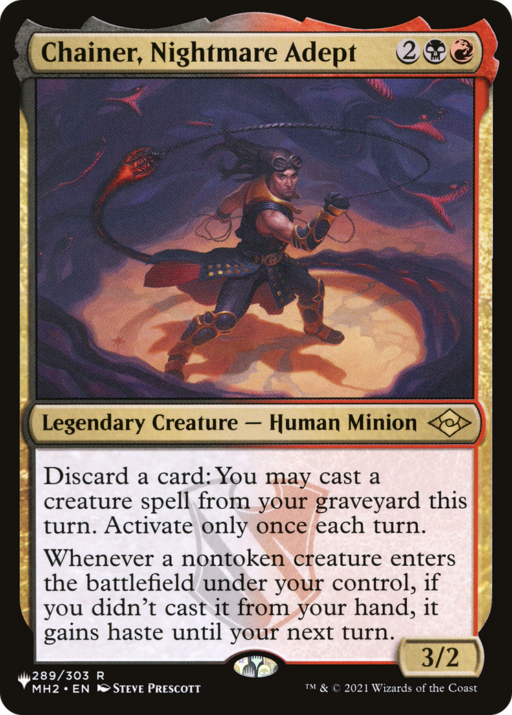 Chainer, Nightmare Adept (LIST-MH2-289) [Mystery Booster] The List MTG Single Wizards of the Coast
