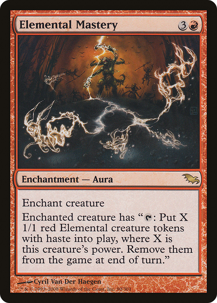 Elemental Mastery (SHM-090) [Shadowmoor] Foil MTG Single Wizards of the Coast